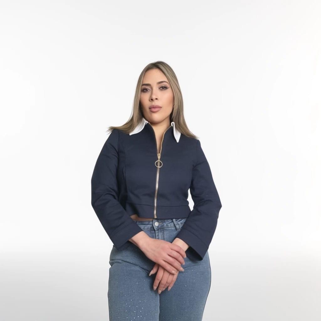 FABI JACKET TOP DENIM
