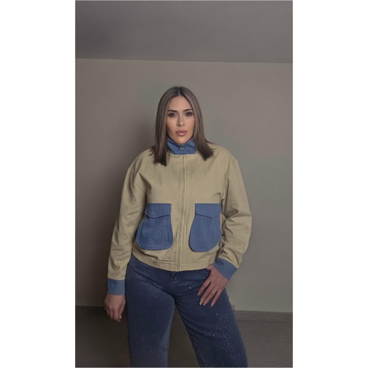Jeni jacket top Denim
